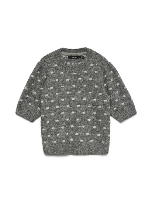 VERO MODA Pullover 'NOVAHDOTTY'  grå