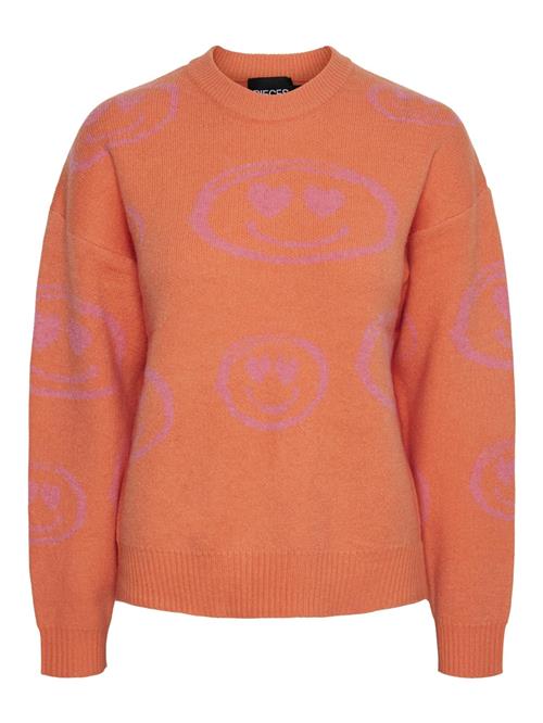 PIECES Pullover 'PCDanni'  koral