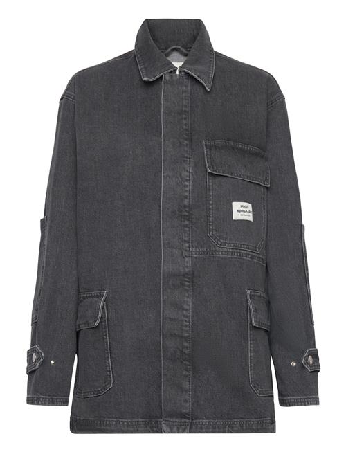 Black Denim Johnny Jacket Mads Nørgaard Black