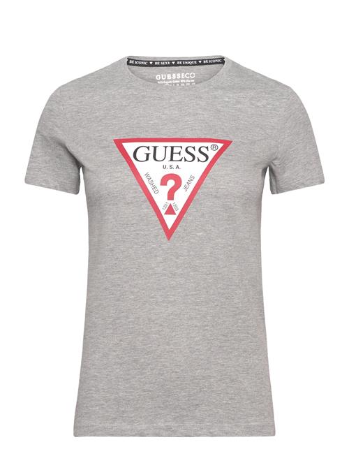 Se Ss Cn Original Tee GUESS Jeans Grey ved Booztlet