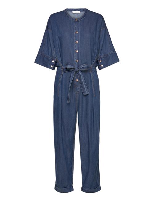 Se Pantssuit With Belt Coster Copenhagen Blue ved Booztlet