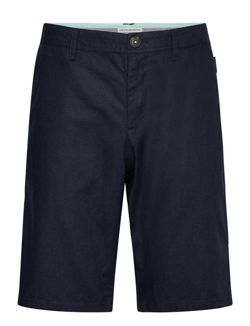 Regular Linen Chino Shorts Tom Tailor Navy