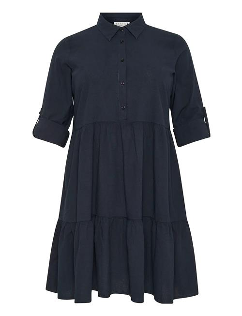 Kcnana Dress Kaffe Curve Navy