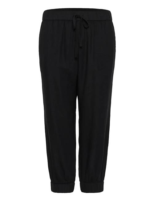 Se Kamilia Capri Pants Kaffe Black ved Booztlet