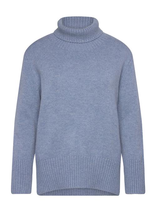 Se Angelica Merino Turtleneck Newhouse Blue ved Booztlet