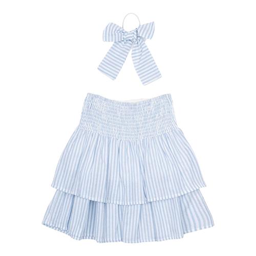 The New Nalani Nederdel White Swan Striped 7-8 Y  Blå  7-8 år  kvinde