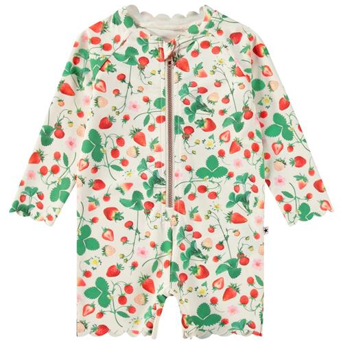 Molo Nigella Swimsuit Strawberry Field 92/98 cm  Beige  92/98 cm  Unisex