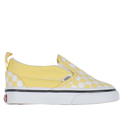 Vans Sko - Classic Slip-On - Gul/Hvidternet