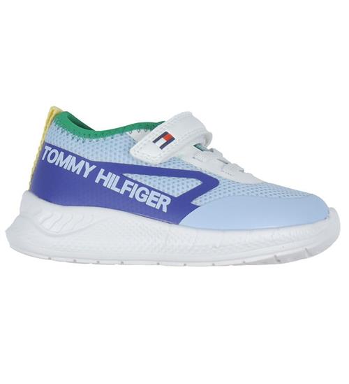 Tommy Hilfiger Sko - Lace Up/velcro Sneaker - Lyseblå/Grøn