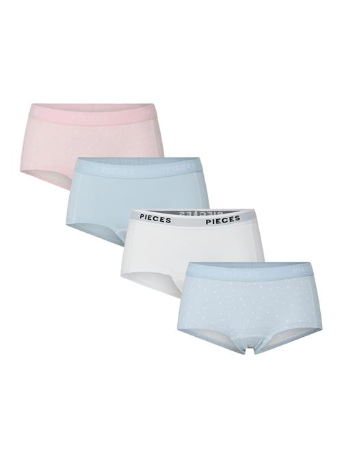 PIECES Panty  lyseblå / lys pink / sort / offwhite