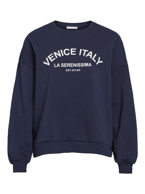 VILA Sweatshirt  navy / hvid