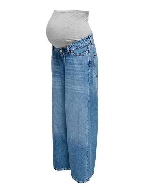 Se Only Maternity Jeans 'OLMJosep'  blue denim / grå-meleret ved About You