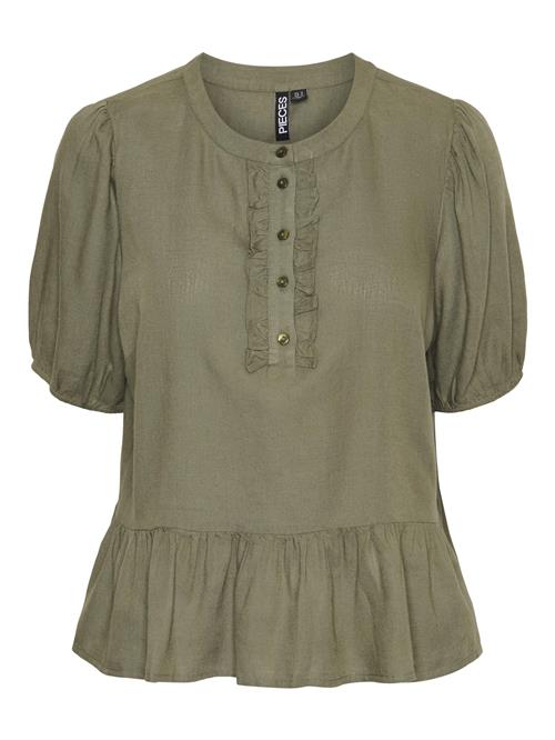 PIECES Bluse 'PCPia'  khaki