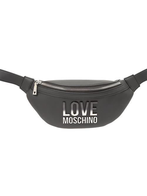 Se Love Moschino Bæltetaske  sort / sølv ved About You