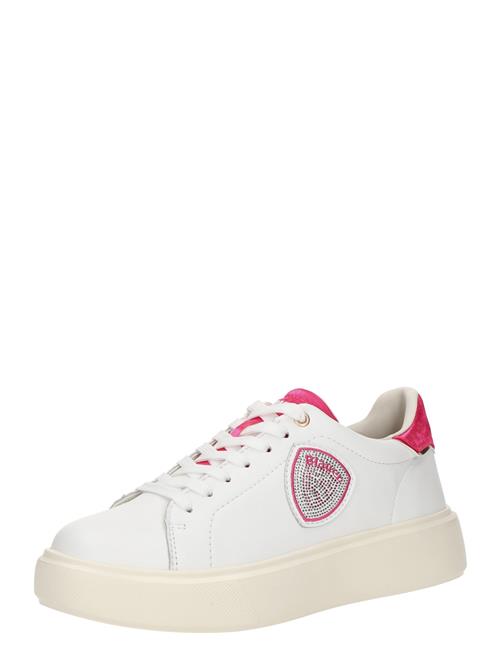 Blauer.USA Sneaker low  mørk pink / sølv / hvid