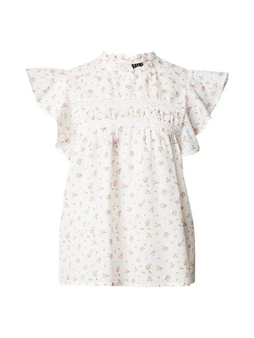 VERO MODA Bluse 'VMTRINE'  oliven / pitaya / hvid