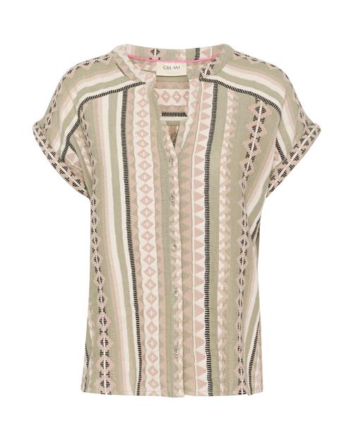 Cream Bluse  blandingsfarvet