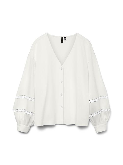 Se VERO MODA Bluse 'VMJANNI'  hvid ved About You