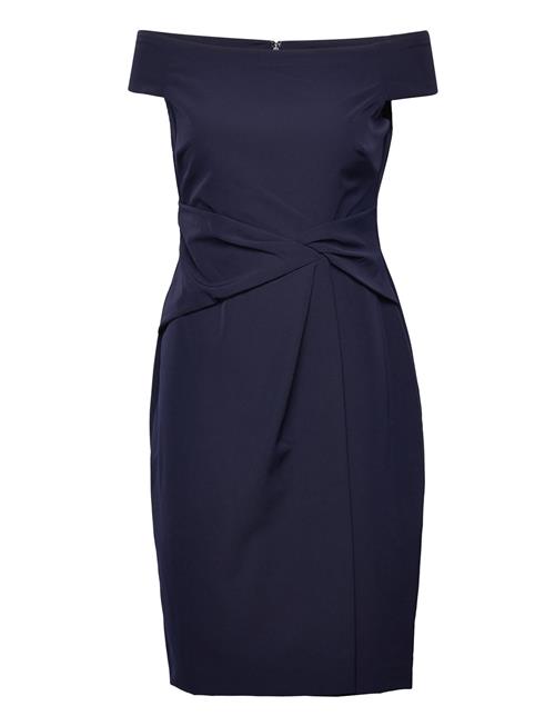 Crepe Off-The-Shoulder Dress Lauren Ralph Lauren Navy