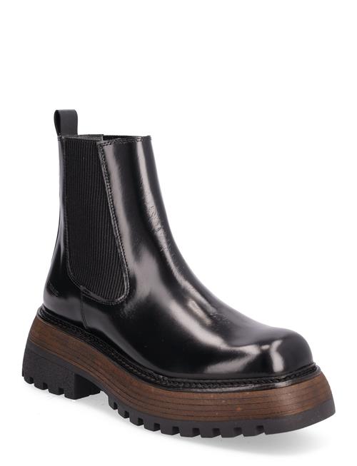 Se Boots - Flat ANGULUS Black ved Booztlet