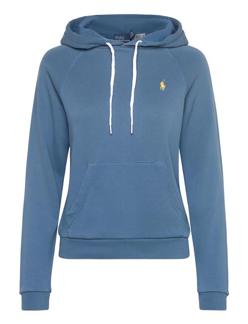 Shrunken Fit Fleece Hoodie Polo Ralph Lauren Blue