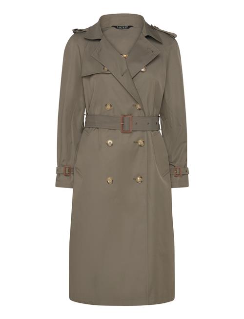 Belted Double-Breasted Trench Coat Lauren Ralph Lauren Khaki