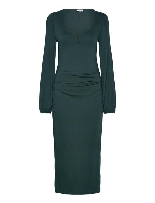 Rudina Puff Sleeve Midi Dress Bubbleroom Green