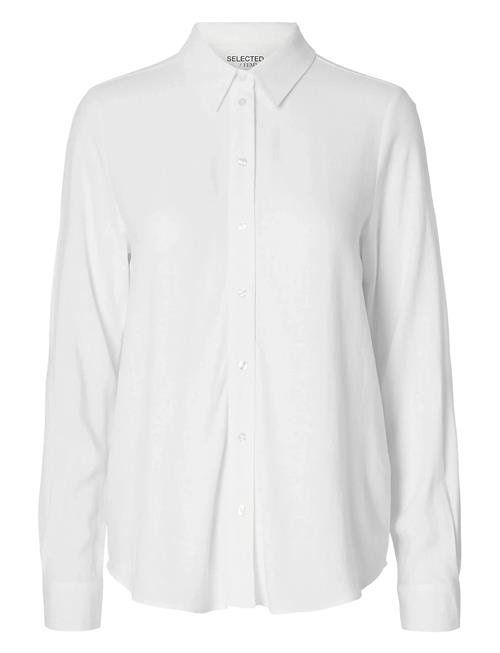 Se Slfviva Ls Sun Shirt Noos Selected White ved Booztlet
