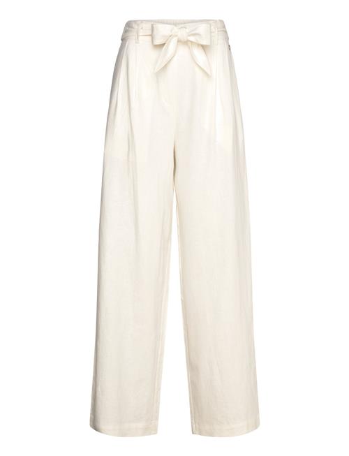 Cognin Wide Linen Pants Tamaris Apparel Cream