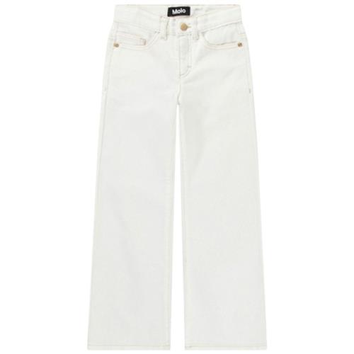 Molo Asta Woven Pants Crisp White 140 cm  Hvid  140 cm  kvinde