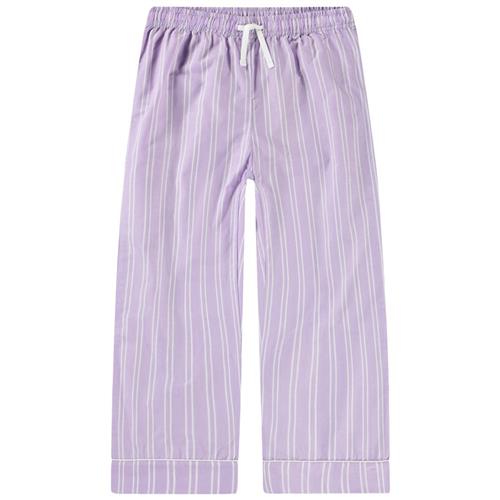 Molo Alfrida Woven Pants Purple Rail Stripe 104cm  Lilla  104 cm  kvinde