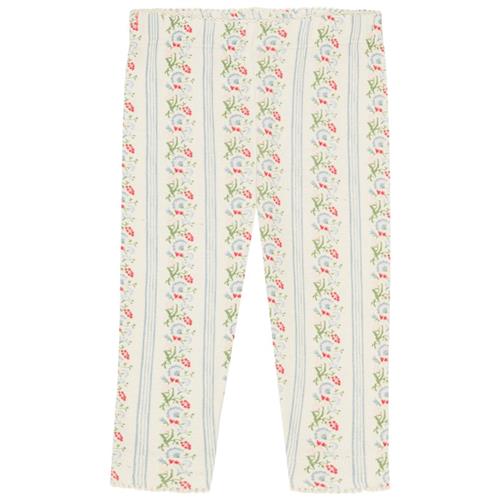 Flöss Abigail Leggings Soft White Bright Blue 68 cm  Blå  68 cm  Unisex