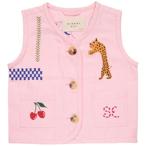 Sissel Edelbo Ellie Mini Vest Lyserød | Lyserød | 3-4 years