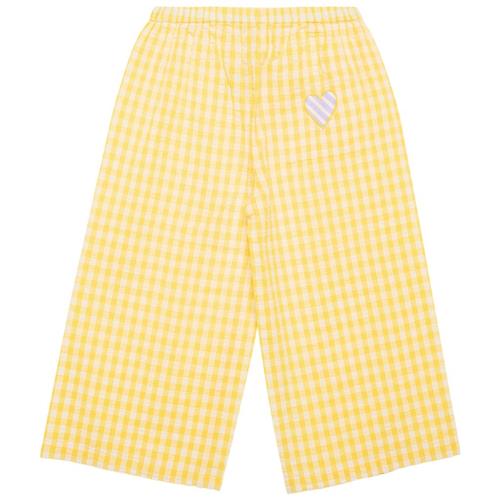 Sissel Edelbo Saxo MINI Bukser Yellow Checks 3-4 Y  Gul  3-4 år  kvinde