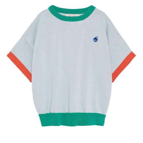 True Artist L'orangerie Strikket T-shirt Light Blue 8-9 Y  Blå  8-9 år  Unisex
