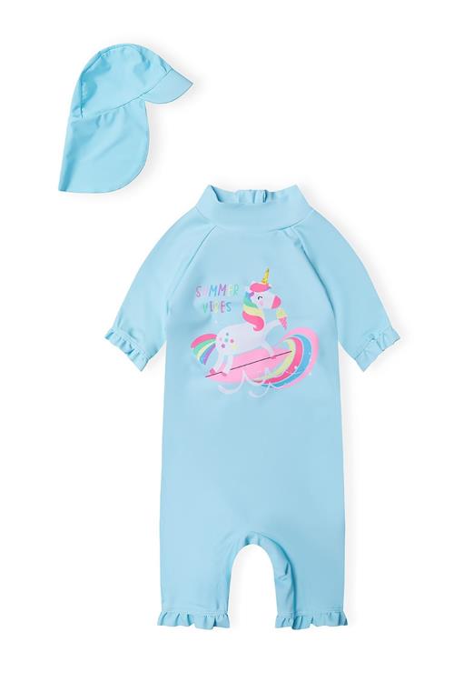 MINOTI UV-beskyttelse  lyseblå / pink / hvid