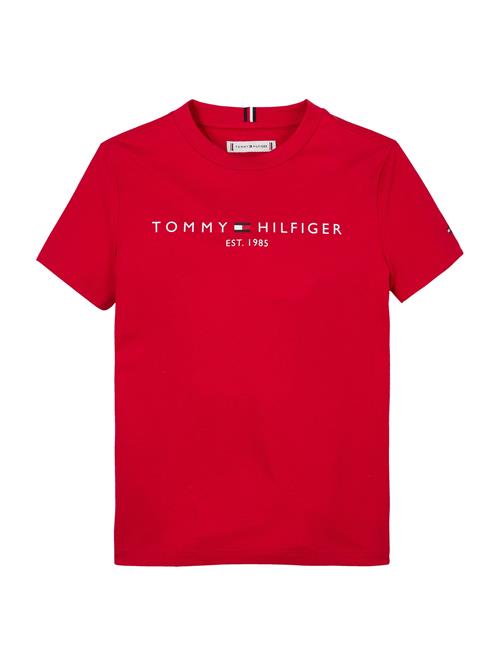 TOMMY HILFIGER Shirts 'ESSENTIAL'  marin / rød / melon / hvid