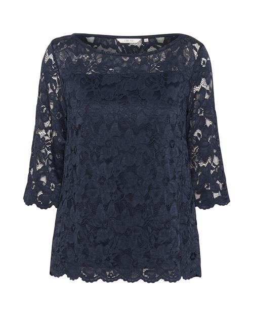 Se Cream Bluse 'Pria'  navy ved About You