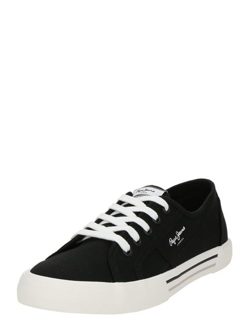 Se Pepe Jeans Sneaker low 'BRADY'  sort / hvid ved About You