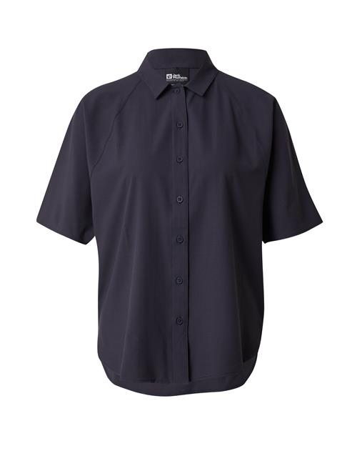 JACK WOLFSKIN Funktionsbluse 'Sierra Quest'  navy
