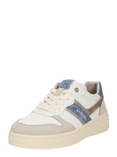 MUSTANG Sneaker low  marin / bronze / lysegrå / hvid