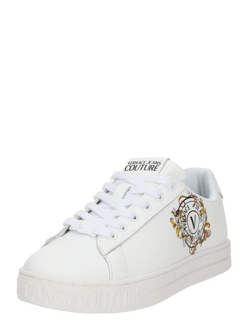 Se Versace Jeans Couture Sneaker low 'FONDO COURT 88'  gul / sort / hvid ved About You