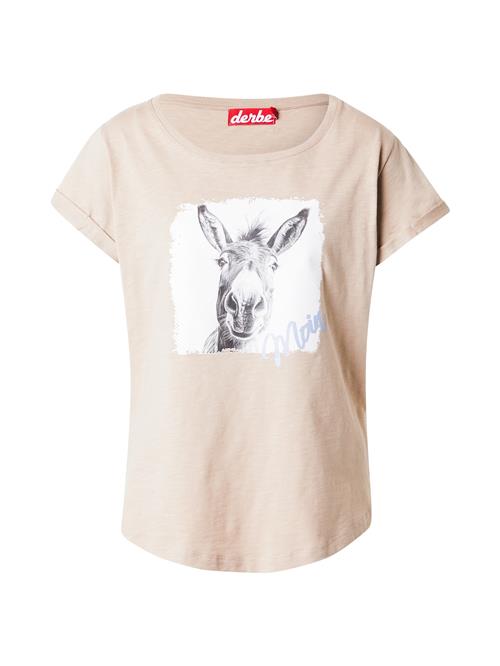 Derbe Shirts 'Esel Moin'  beige-meleret / lyseblå / grå / hvid