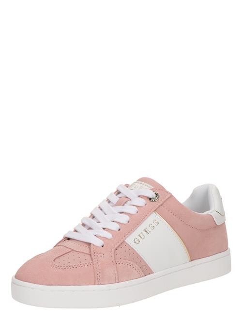 Se GUESS Sneaker low 'JRONE6'  guld / pink / hvid ved About You