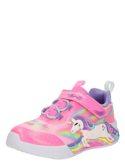 SKECHERS Sneakers 'UNICORN CHASER'  gul / lilla / pink / hvid