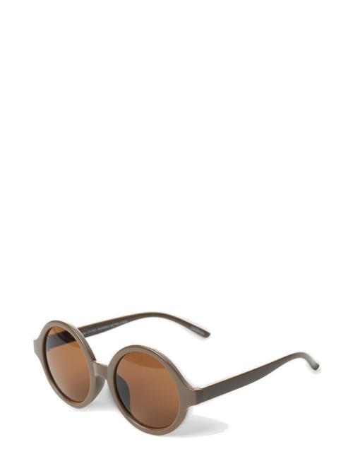 Se Nmnfrankies Sunglasses Lil Lil'Atelier Brown ved Booztlet