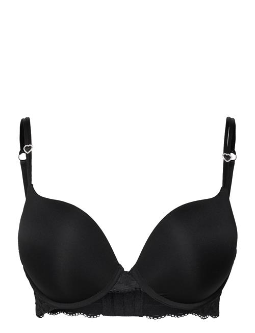 Se Bra Malva Iris Heart Strap Cl Lindex Black ved Booztlet