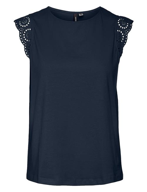 Se Vmemily Sl Gathering Top Jrs Noos Vero Moda Navy ved Booztlet