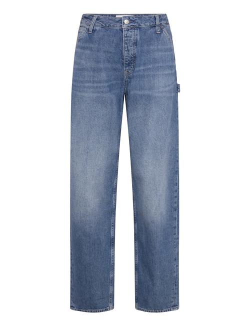 Se 90S Straight Hammer Loop Calvin Klein Jeans Blue ved Booztlet