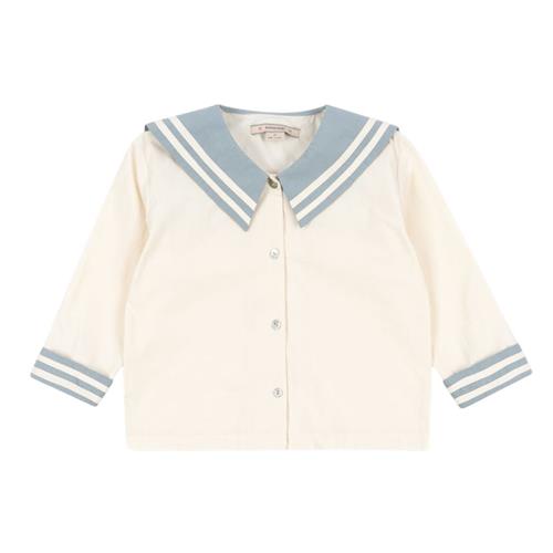 Konges Sløjd GOTS Celebration Sailor Skjorte Ashley Blue 12 months  Blå  12 måneder  mand